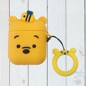 WINNIE THE POOH APPLE AIRPODS 1 2 PROTECTIVE CASE